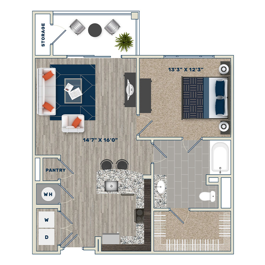 A1E floor plan