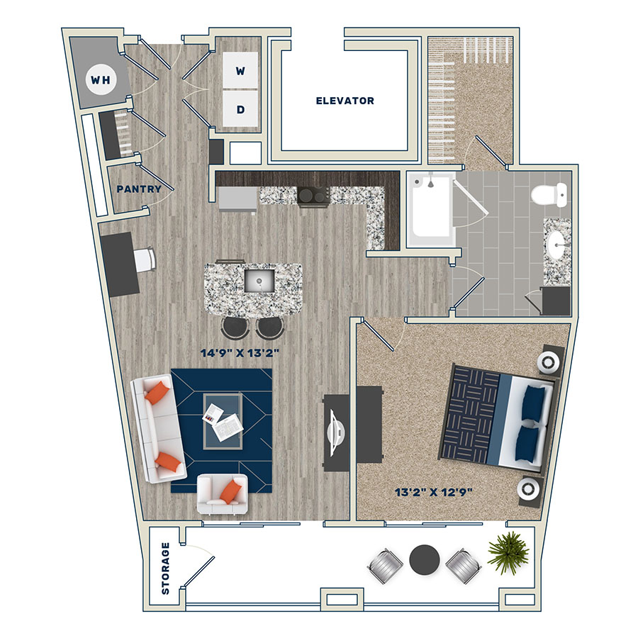 A1F floor plan