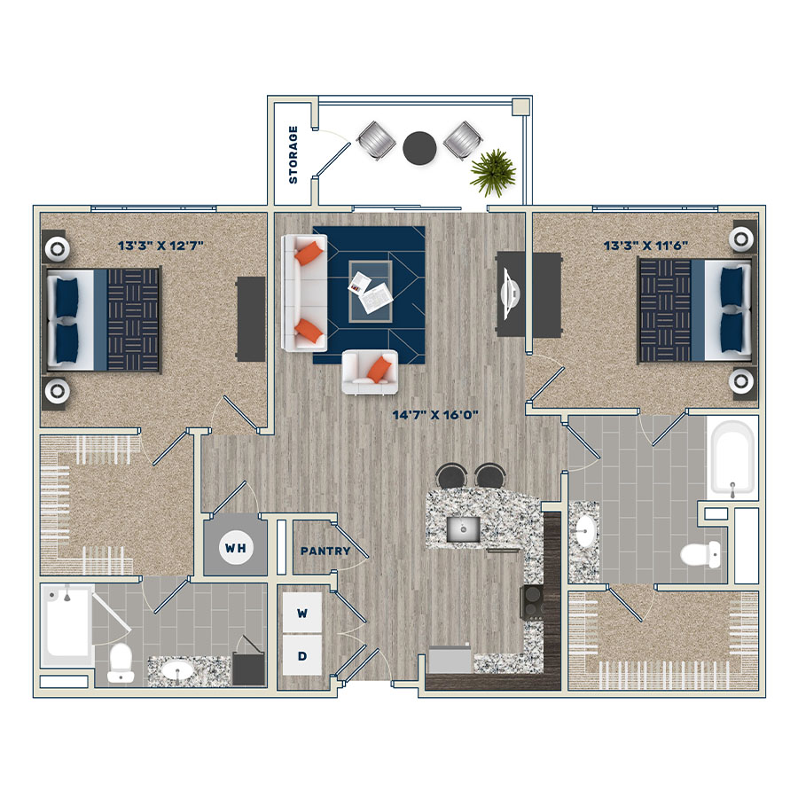 B2D floor plan
