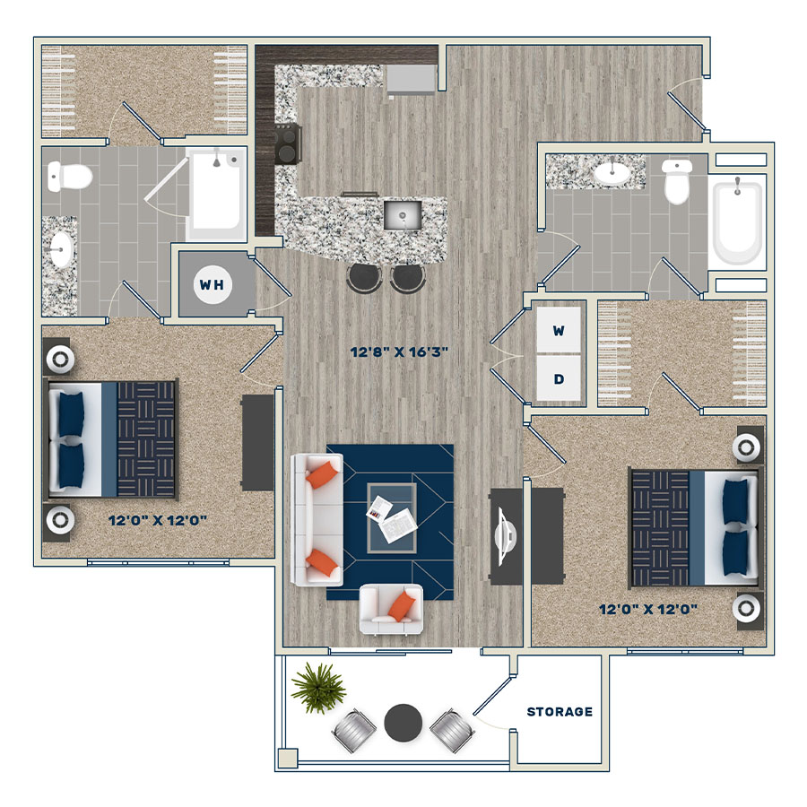 B2B floor plan