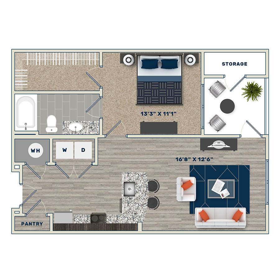 A1D floor plan