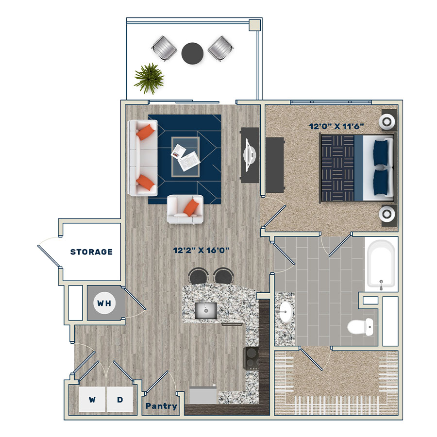 A1C floor plan