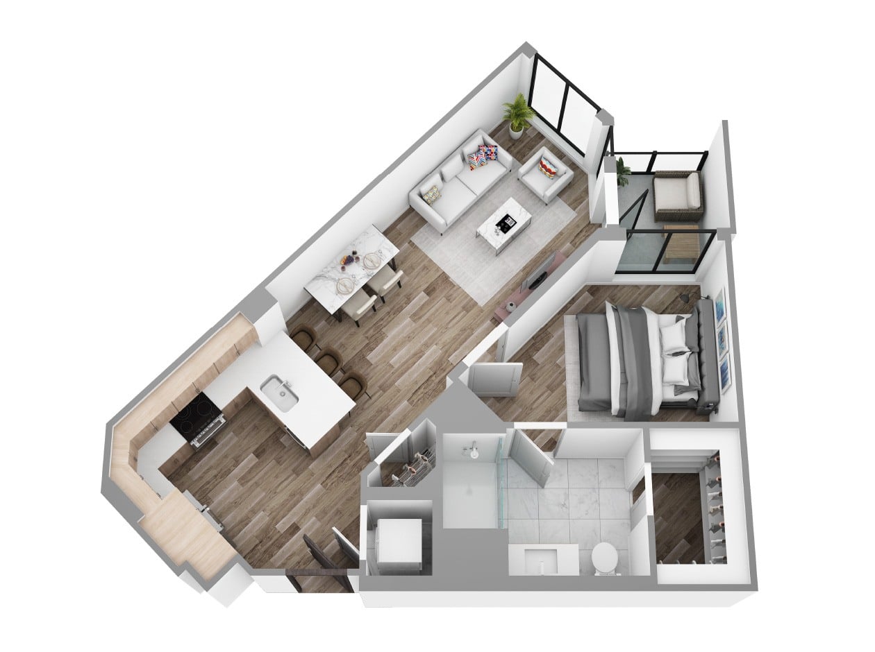 A1 floor plan
