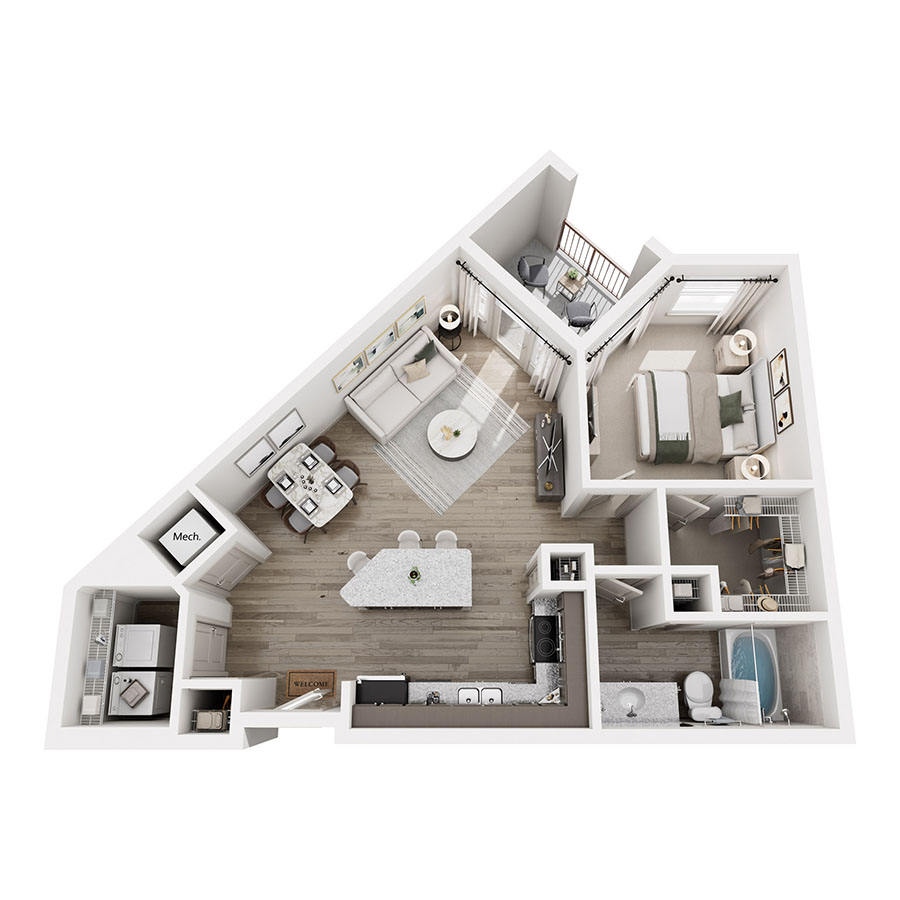 A2 floor plan