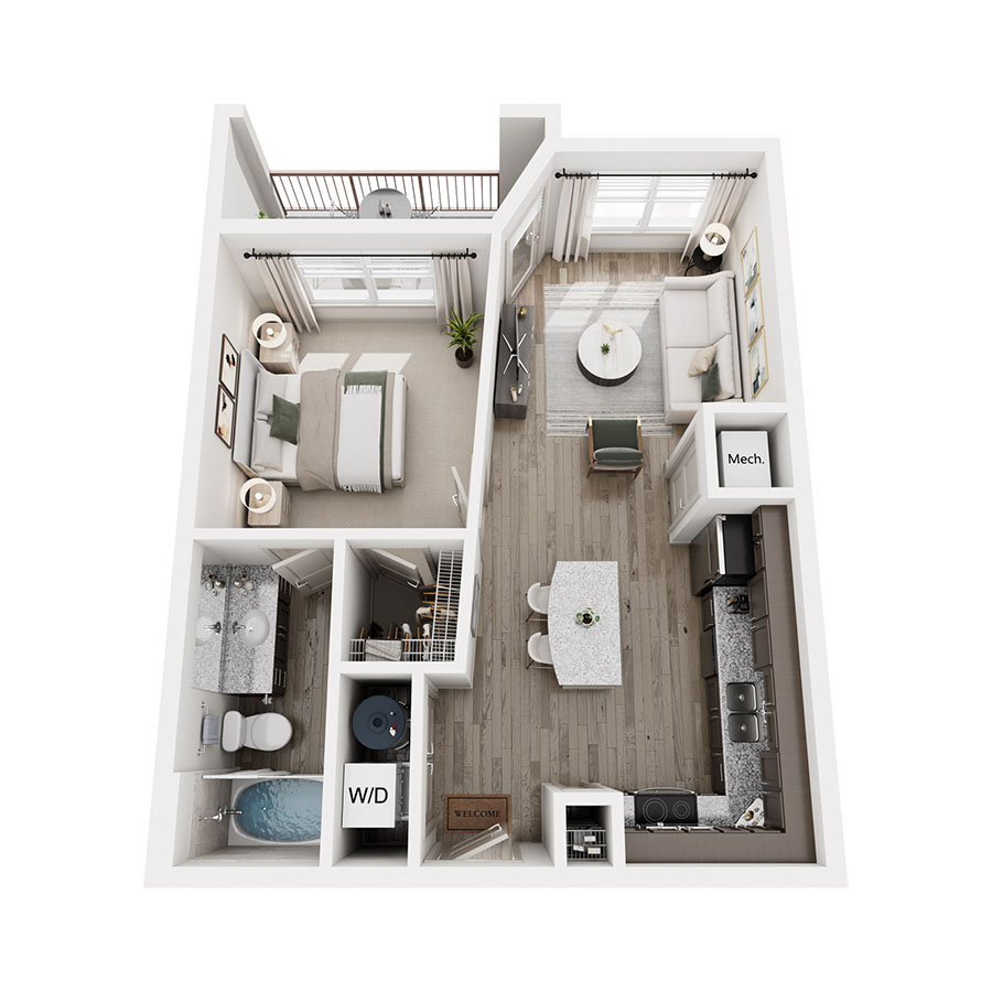 A1 floor plan