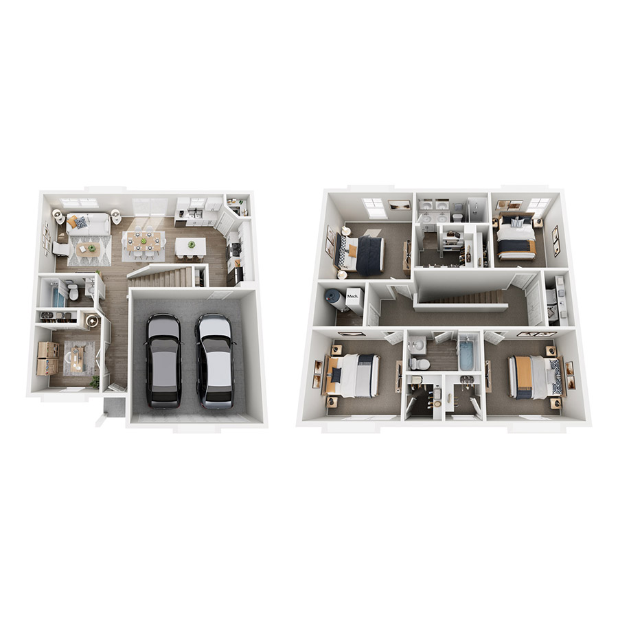 Hickory floor plan