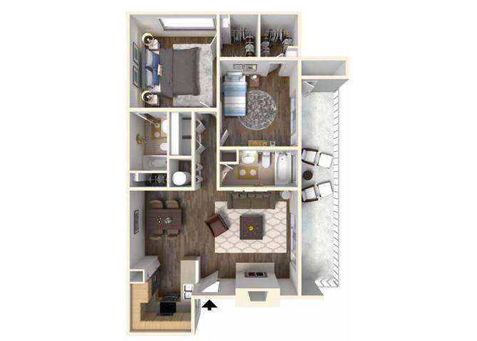 Holly Renovated floor plan