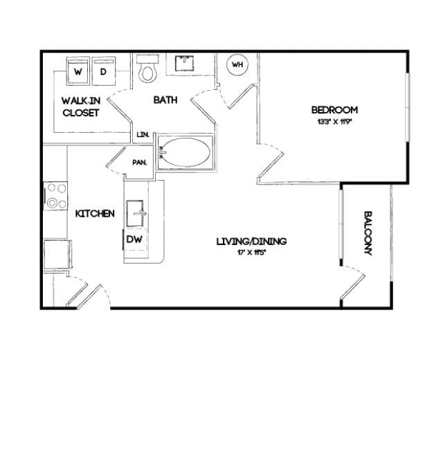 A2 floor plan