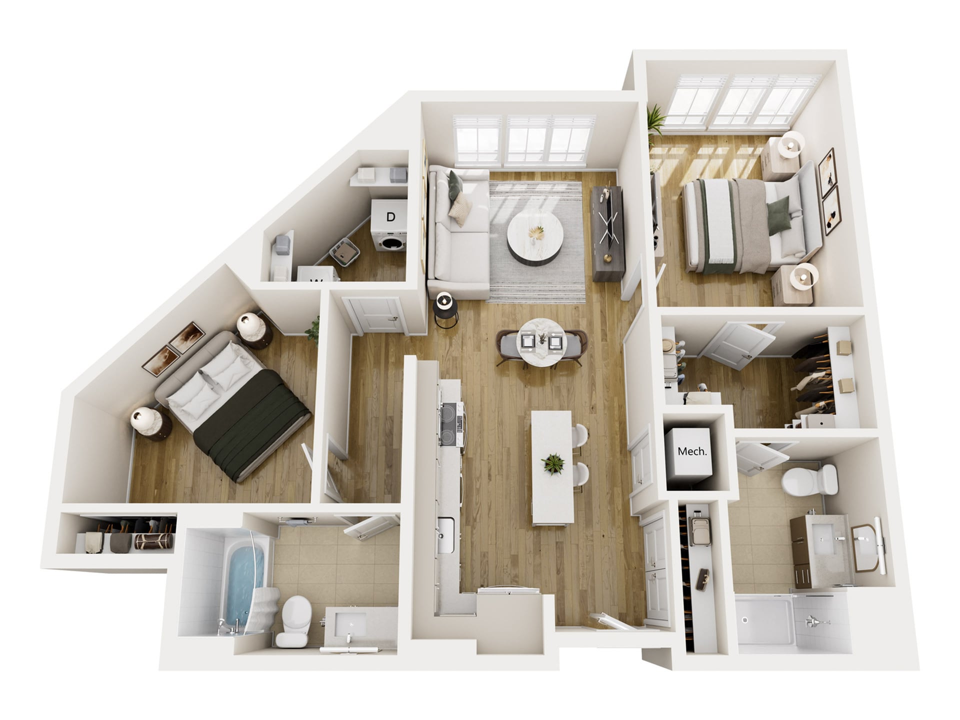 A9 Den floor plan