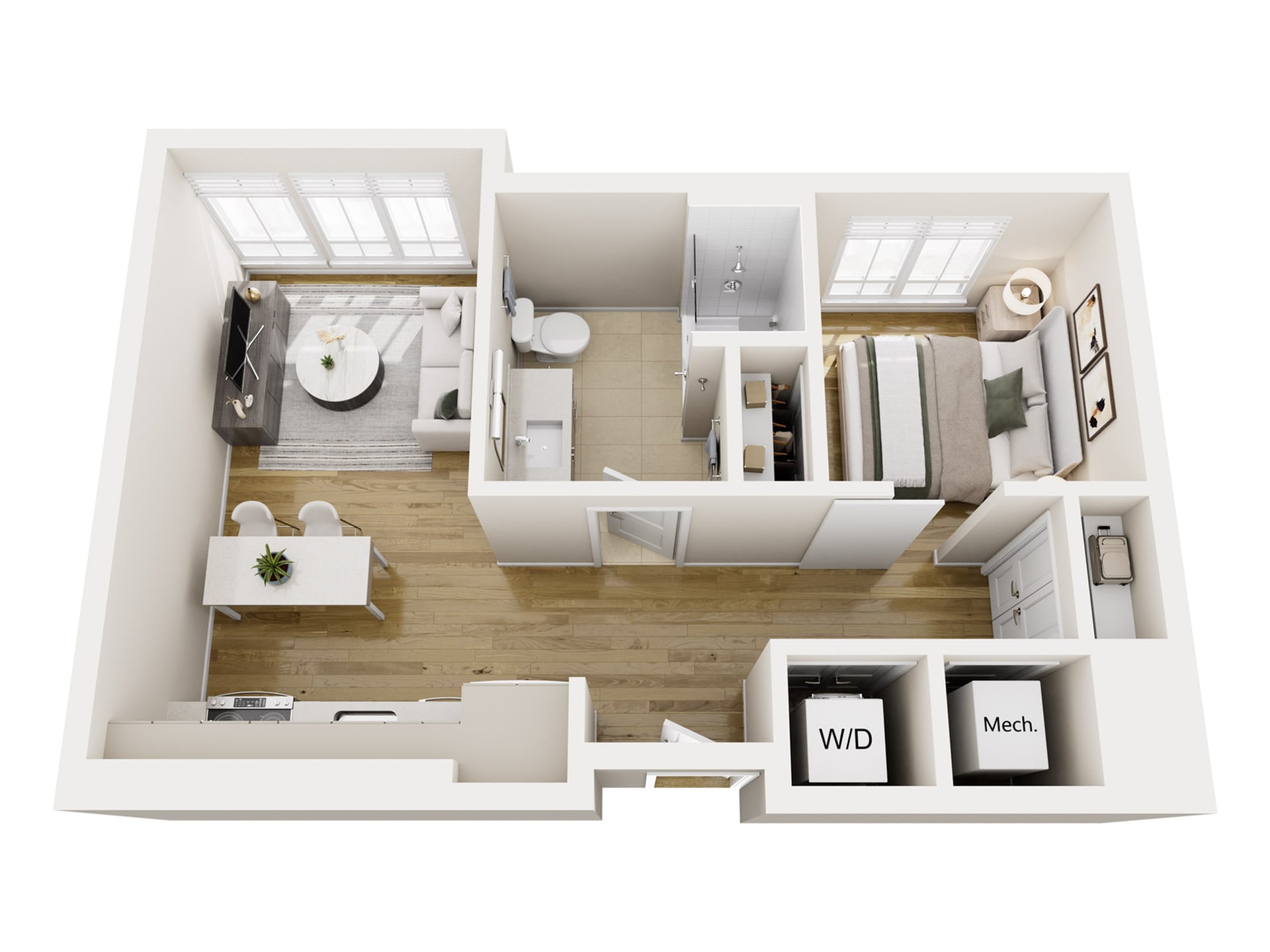 A6.1 floor plan