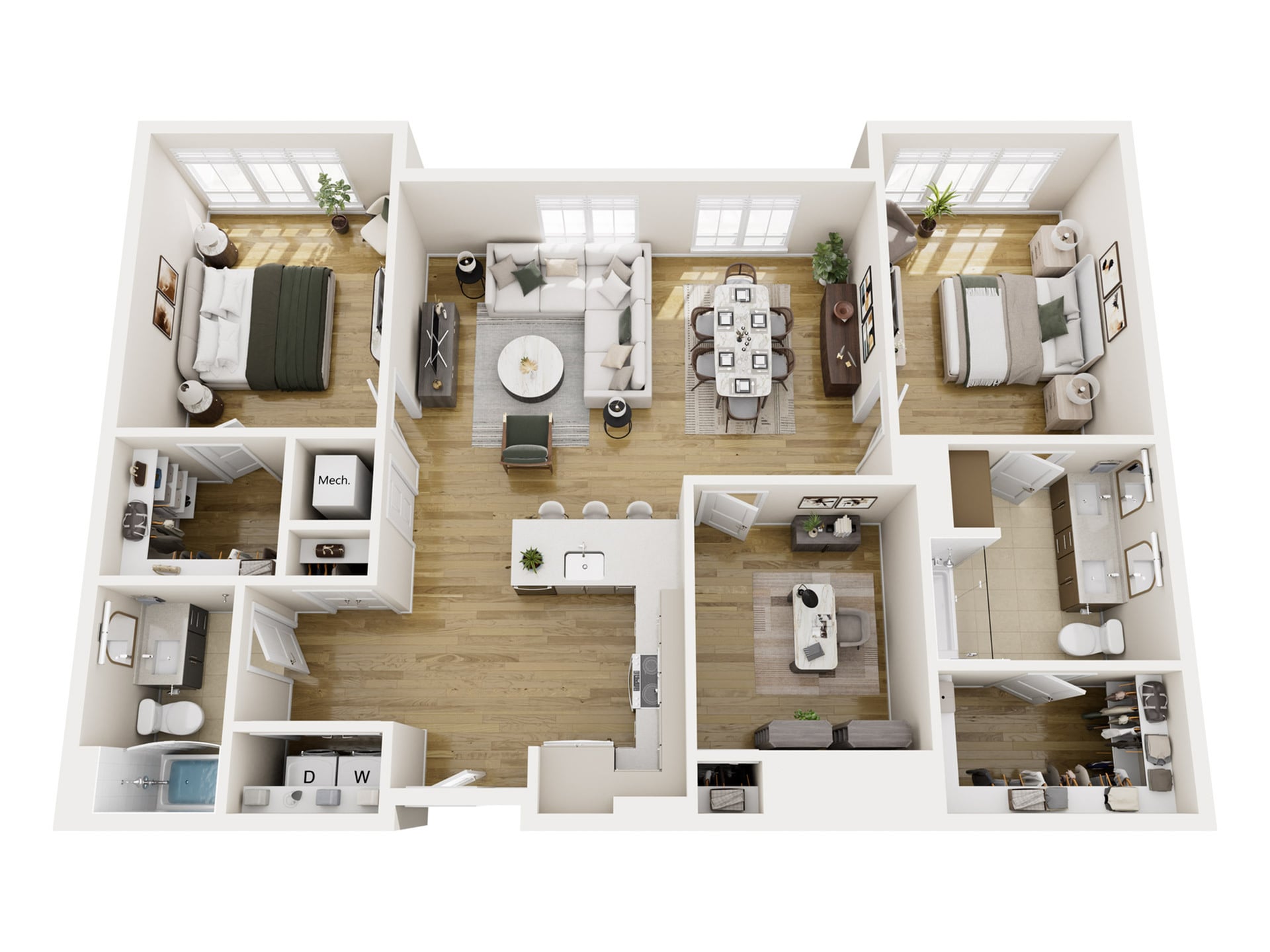 B12 Den floor plan