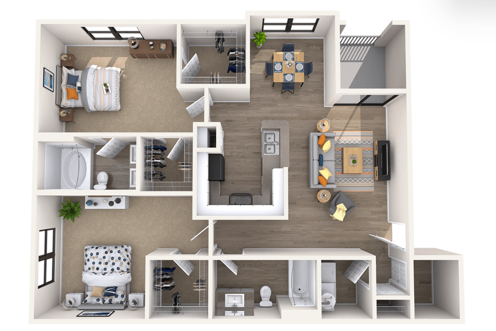 B3P floor plan