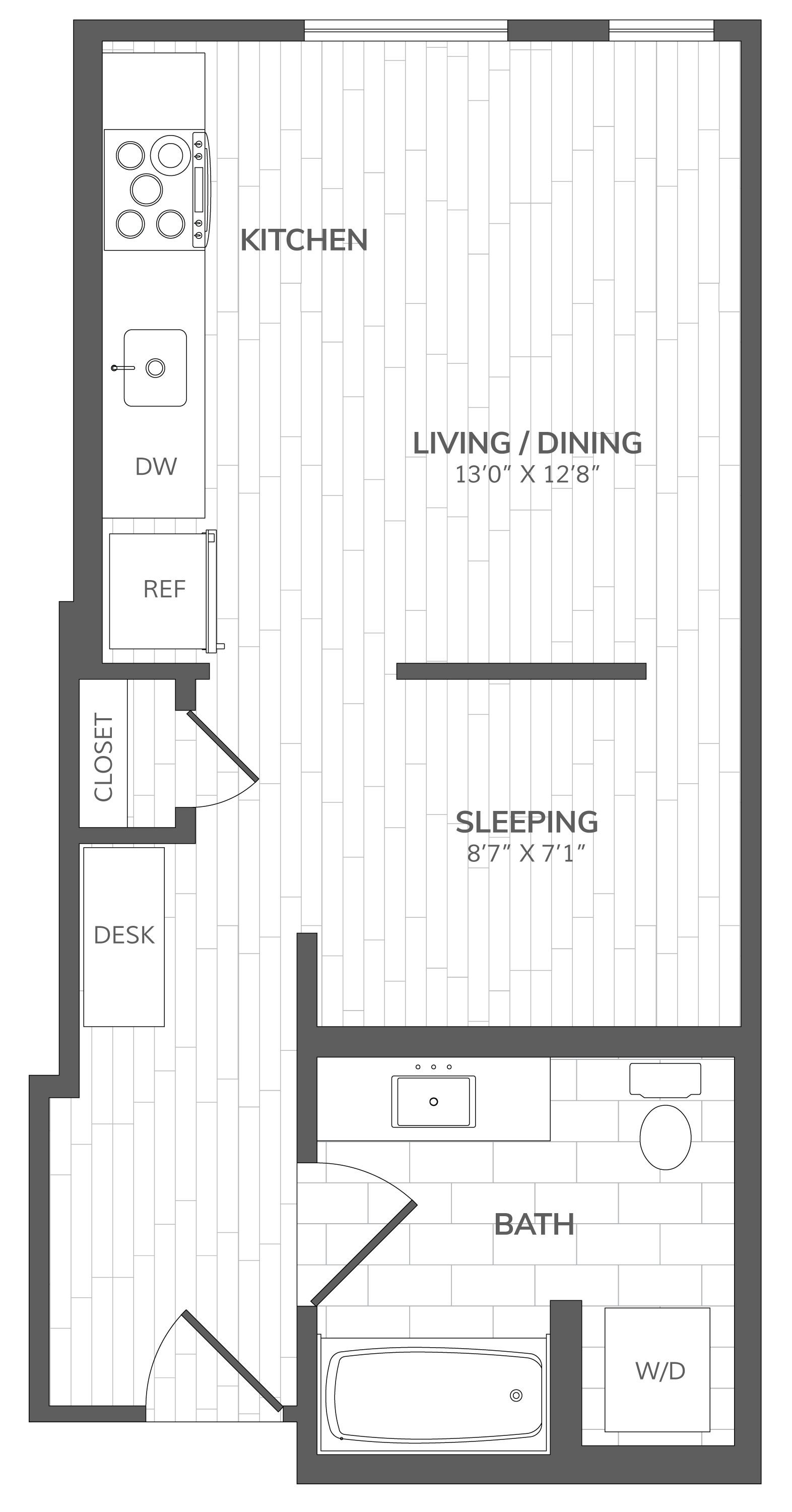 Studio floor plan