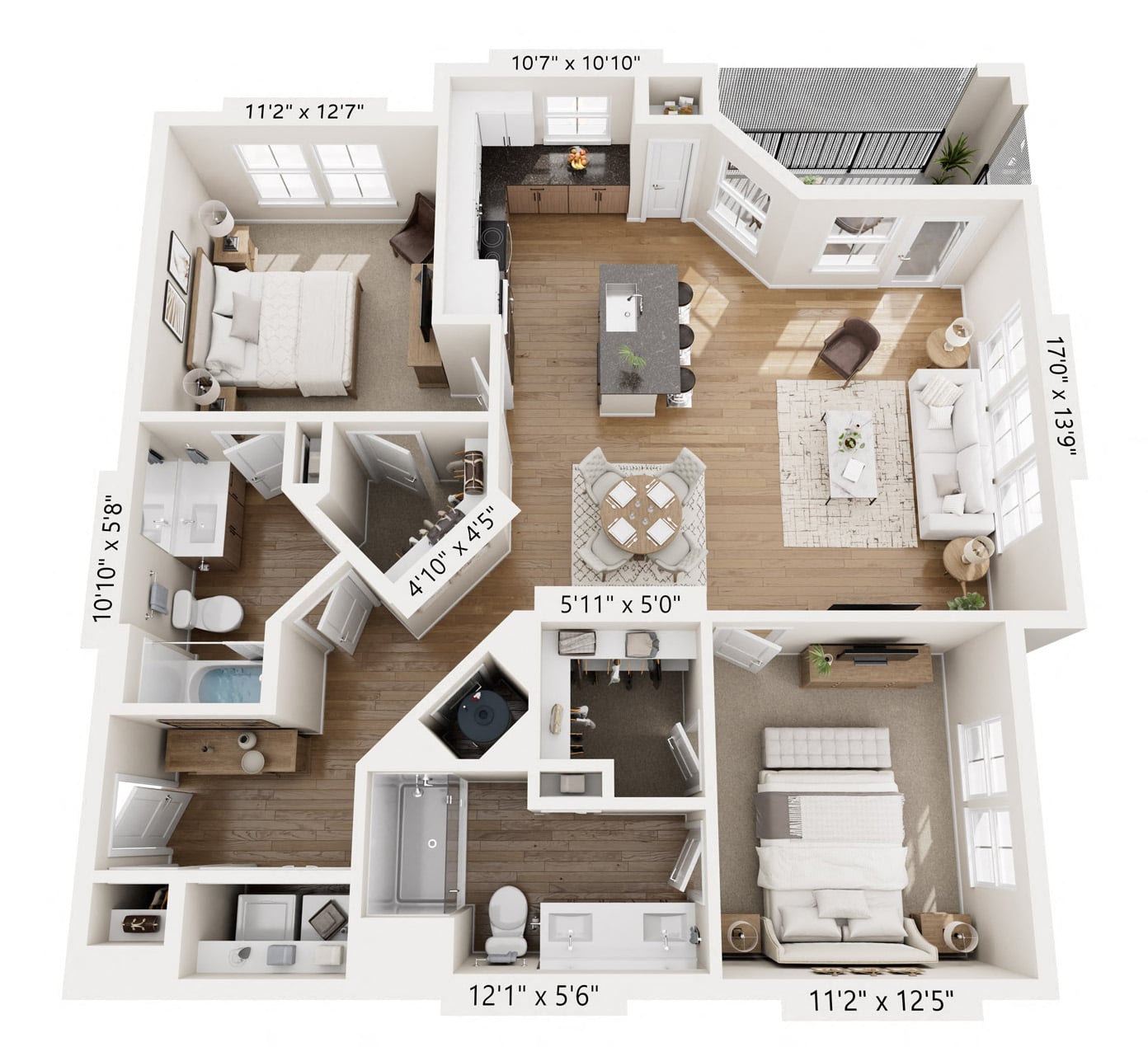 B2 | Mighty Eighth floor plan