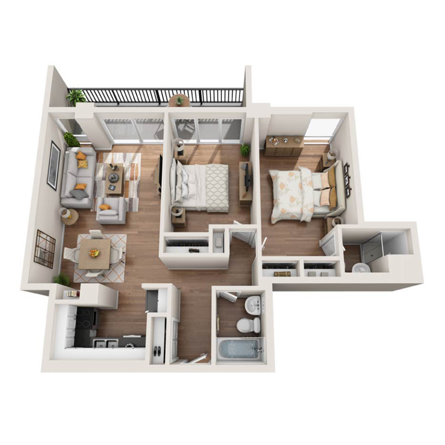 The Dallas floor plan