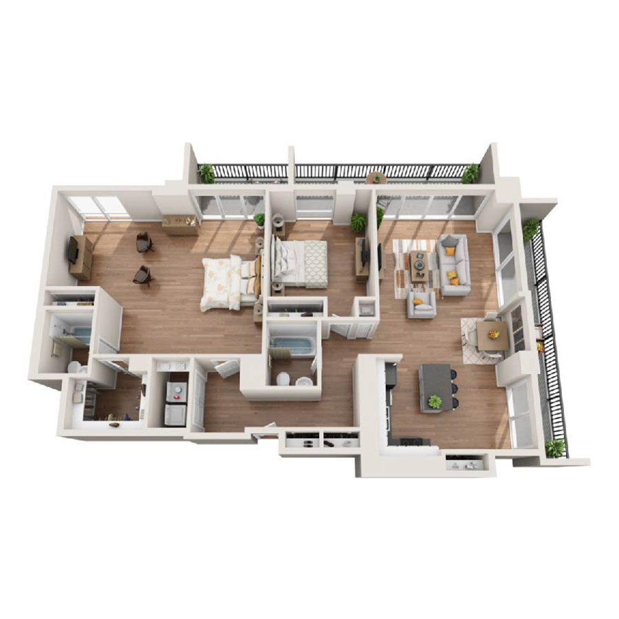 The Capital floor plan