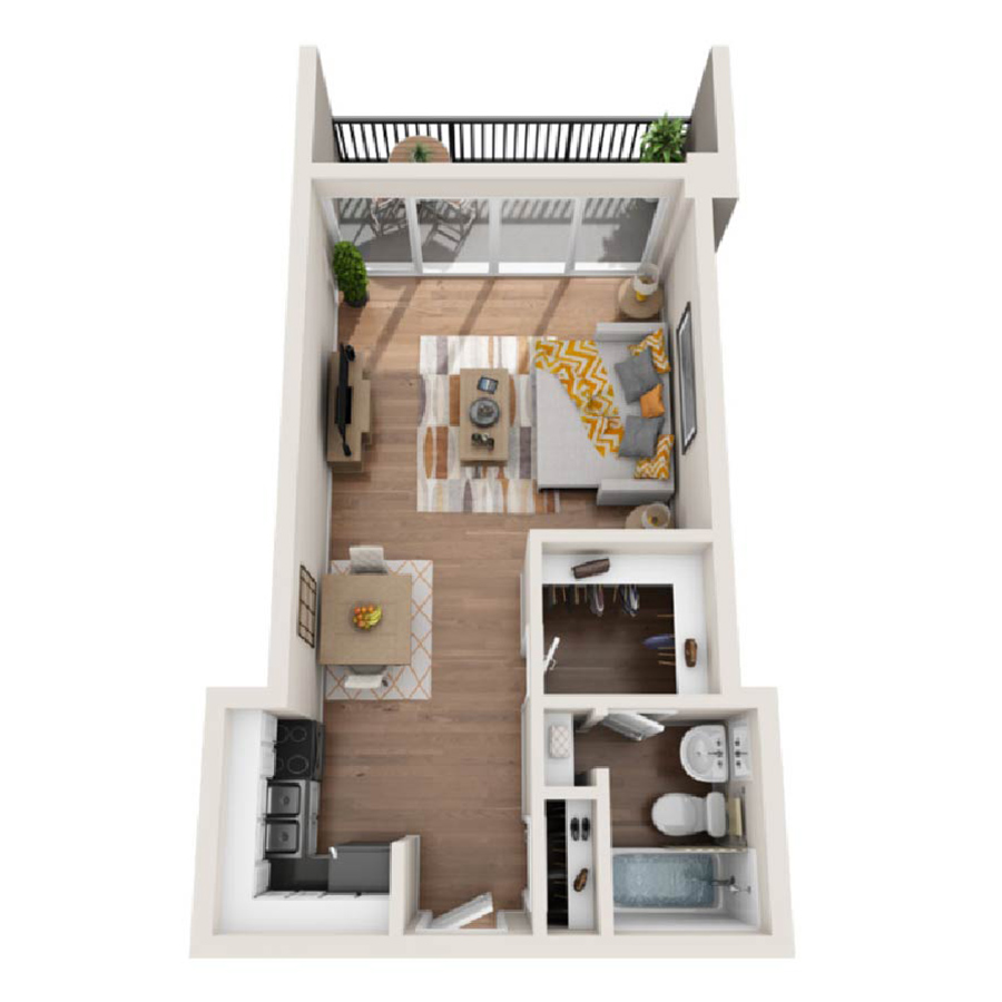 The Bell AFF floor plan