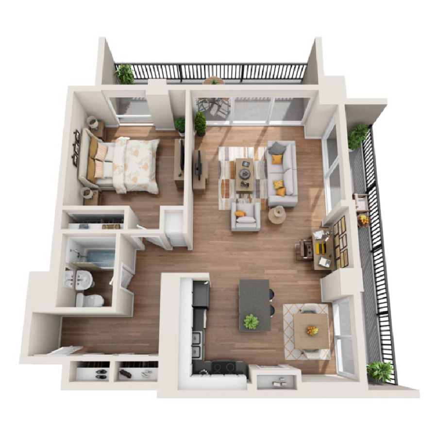 The Fannin floor plan