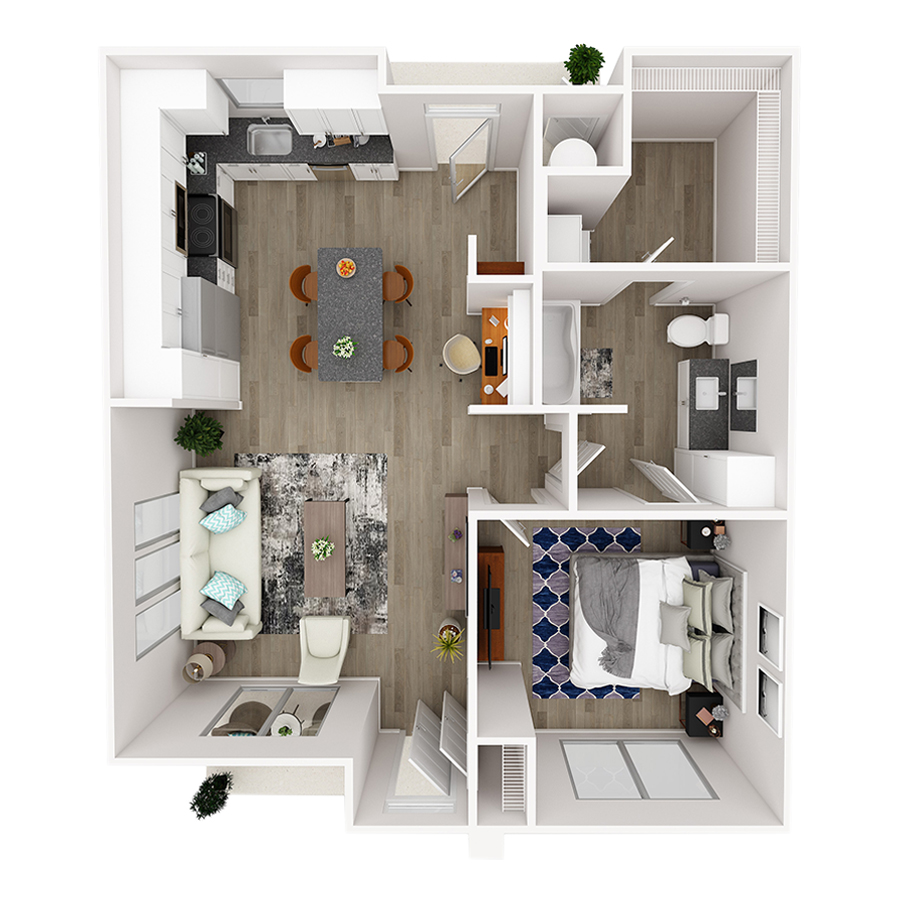 CA1 floor plan