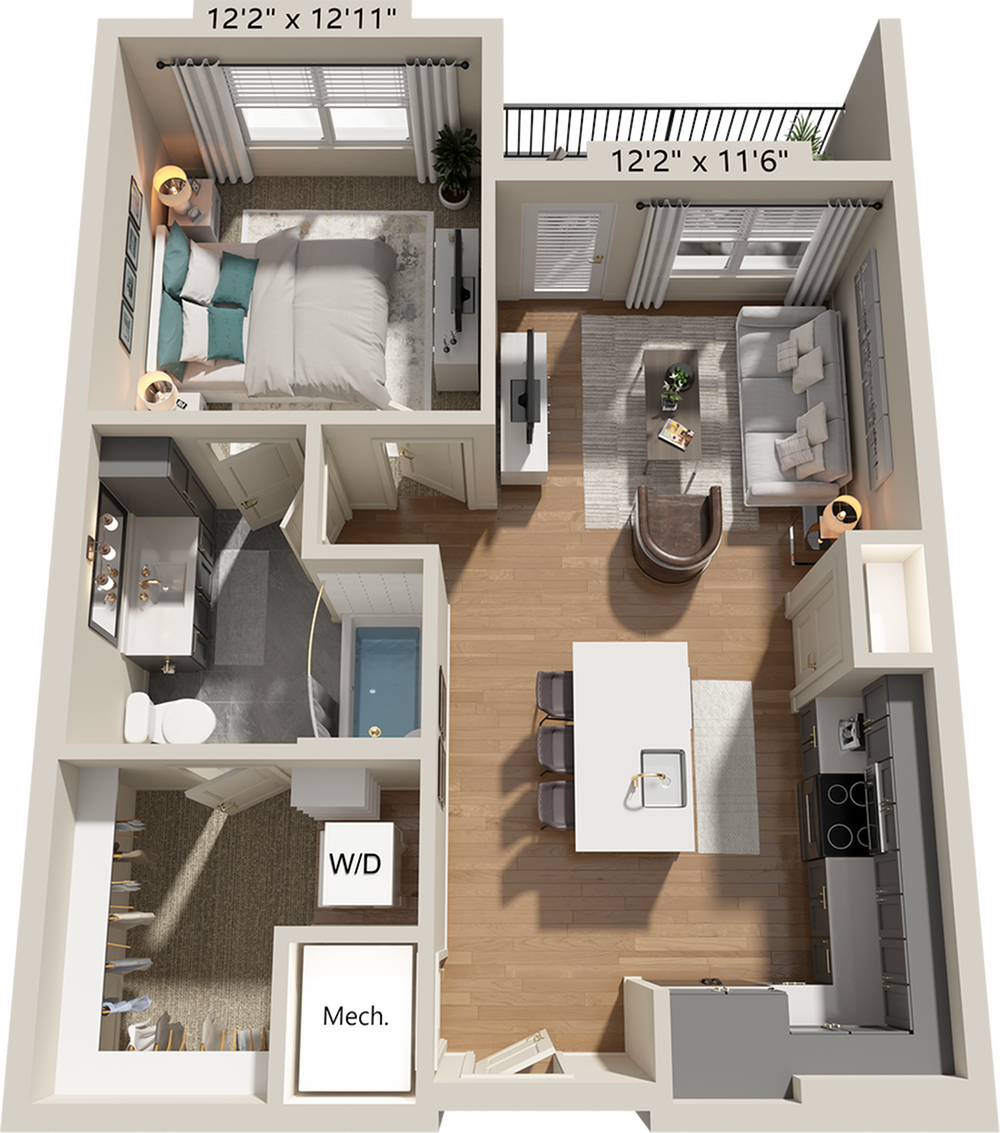 A1F floor plan