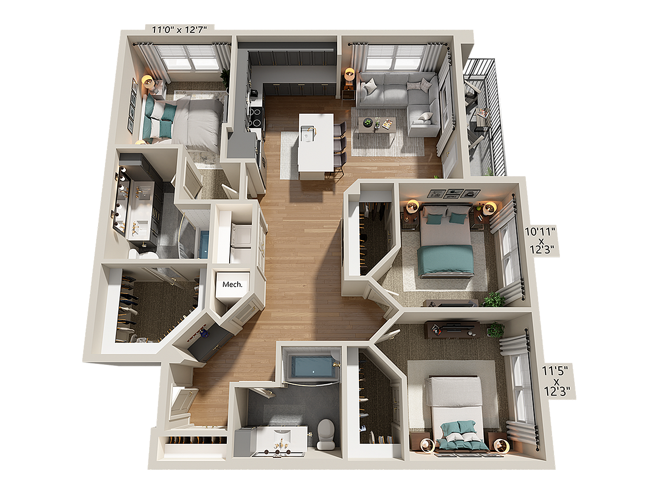 C1 floor plan