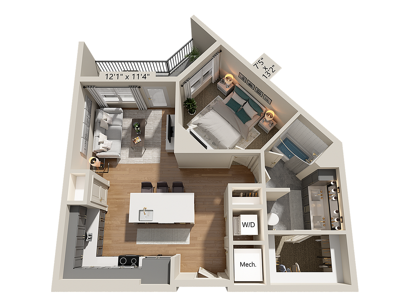 A2 floor plan