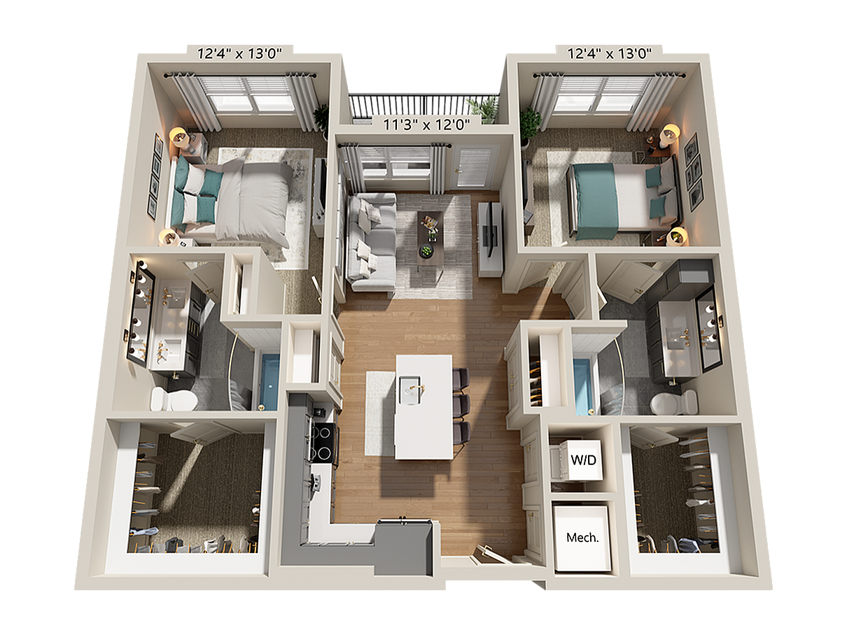 B2 floor plan