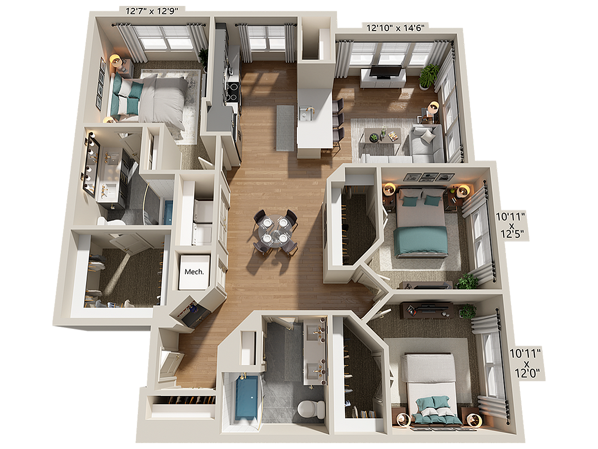 C2 floor plan