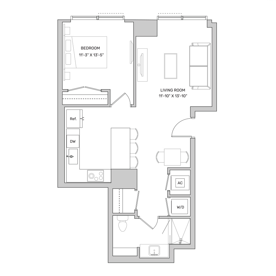 A1 floor plan