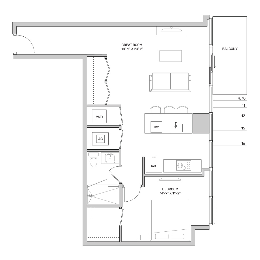 A13 floor plan