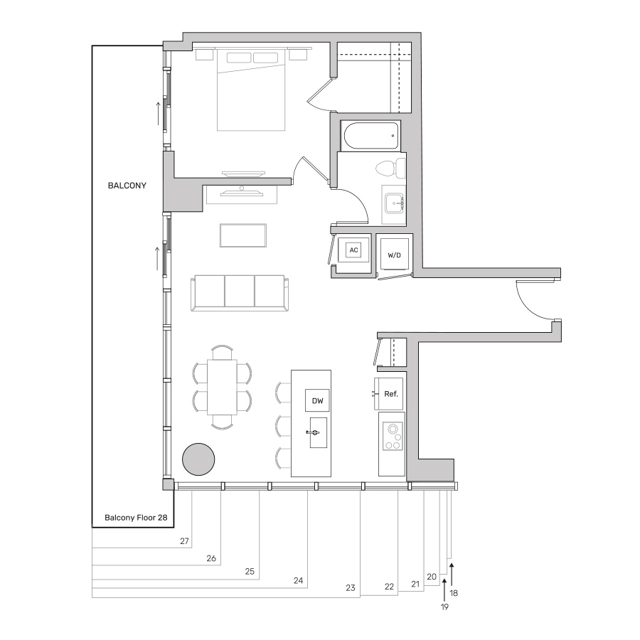 A18 floor plan