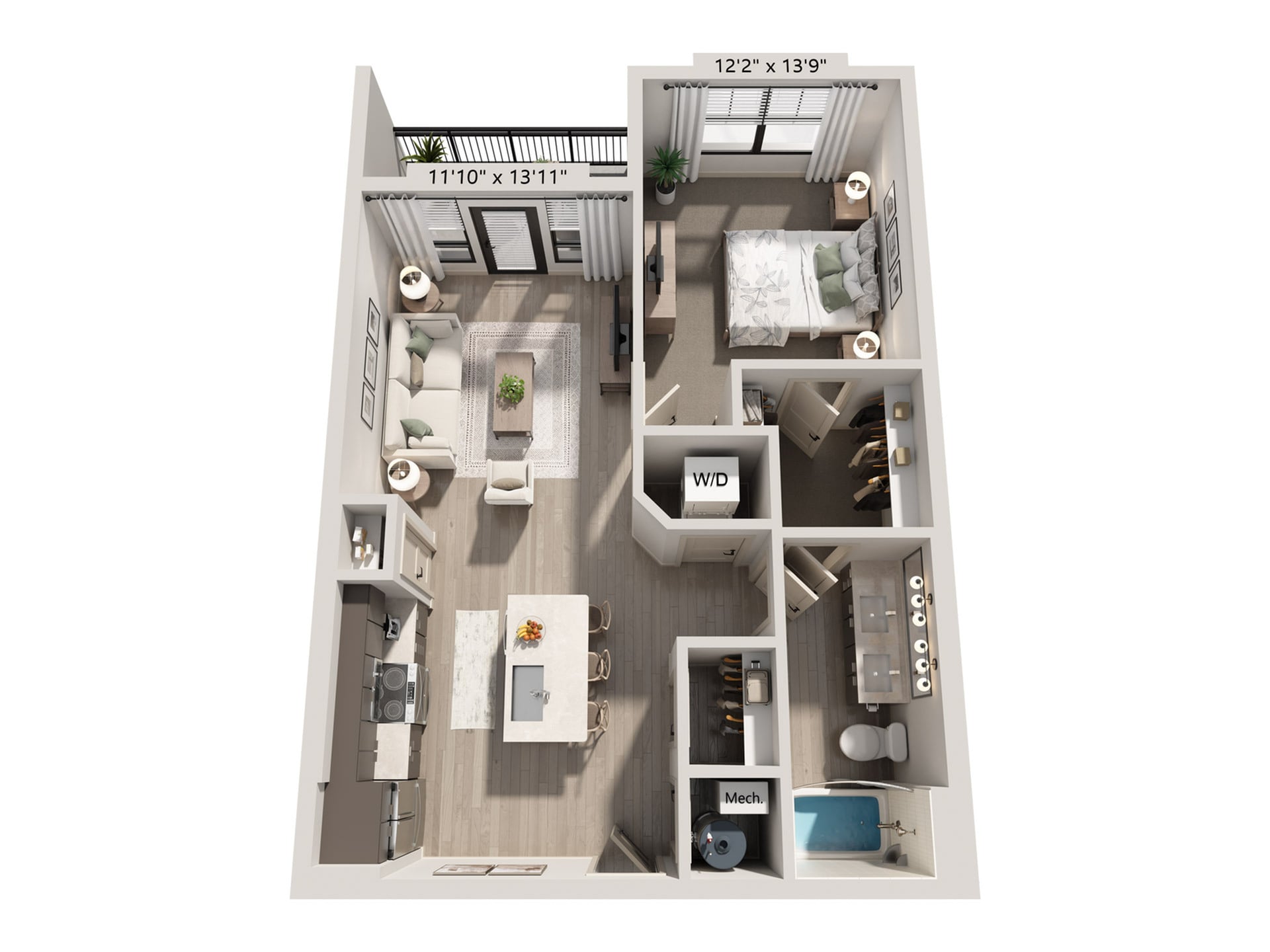 A2 floor plan