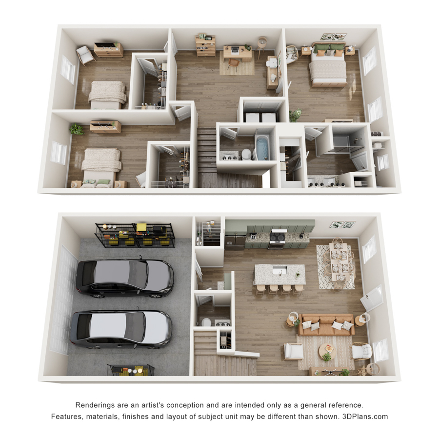 The Cottonwood - Scheme A floor plan
