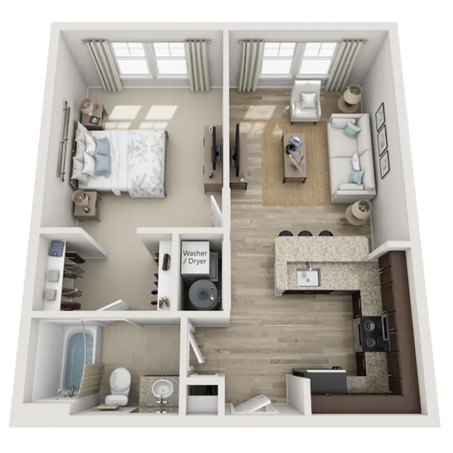 A1 floor plan