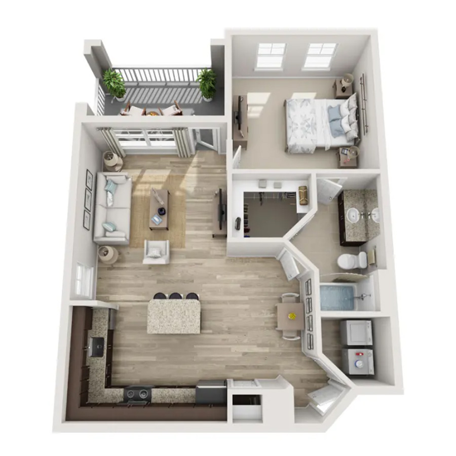 A2 floor plan