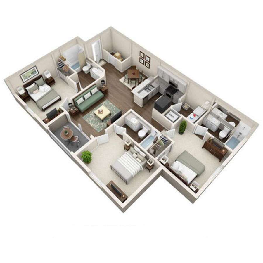 C3CR floor plan