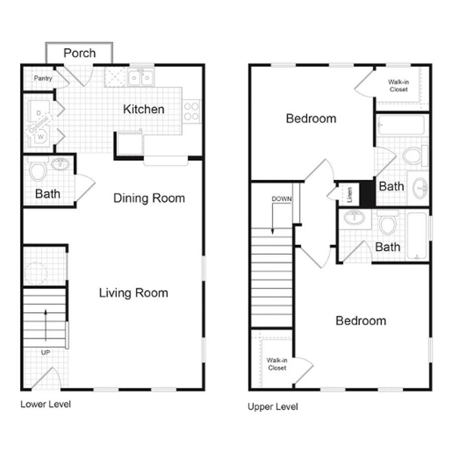 Colonial floor plan