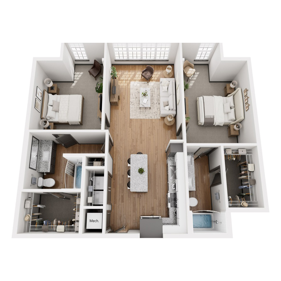 b2 floor plan