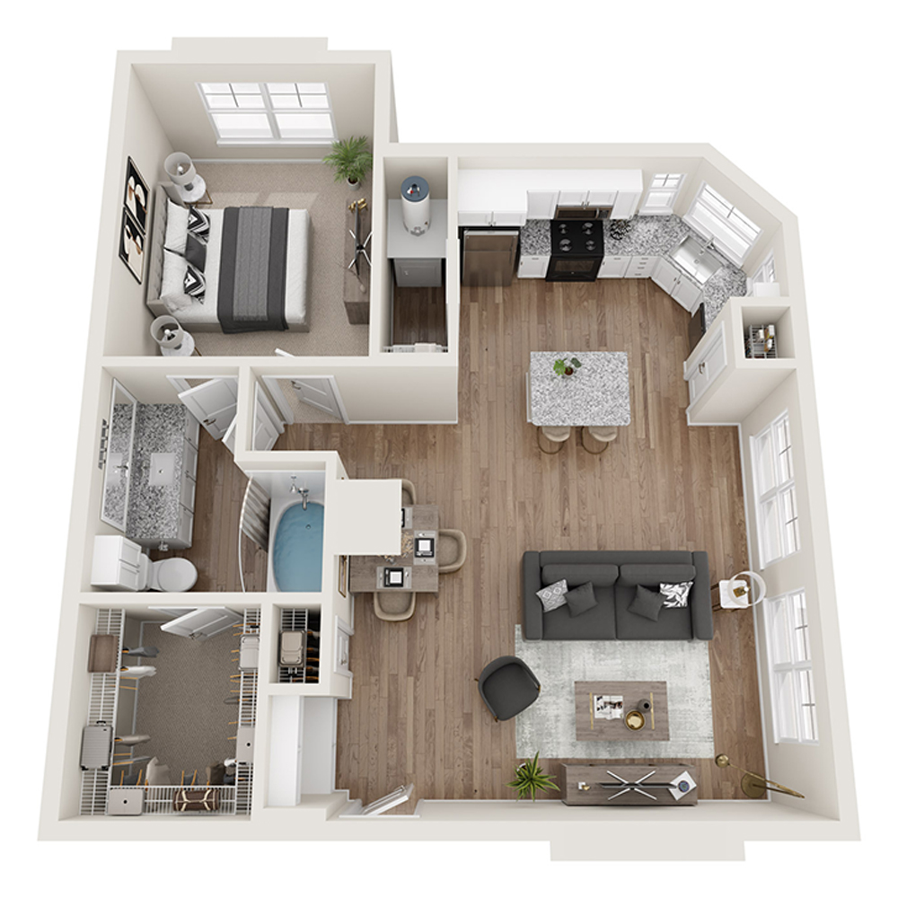A2 floor plan