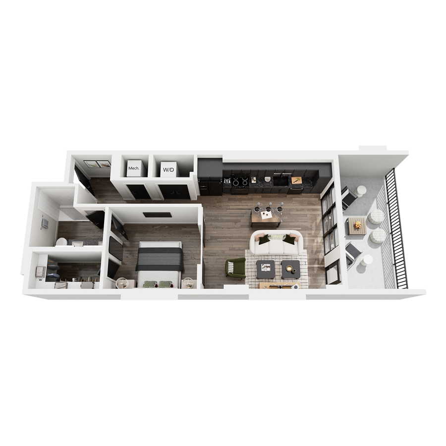 A1 floor plan