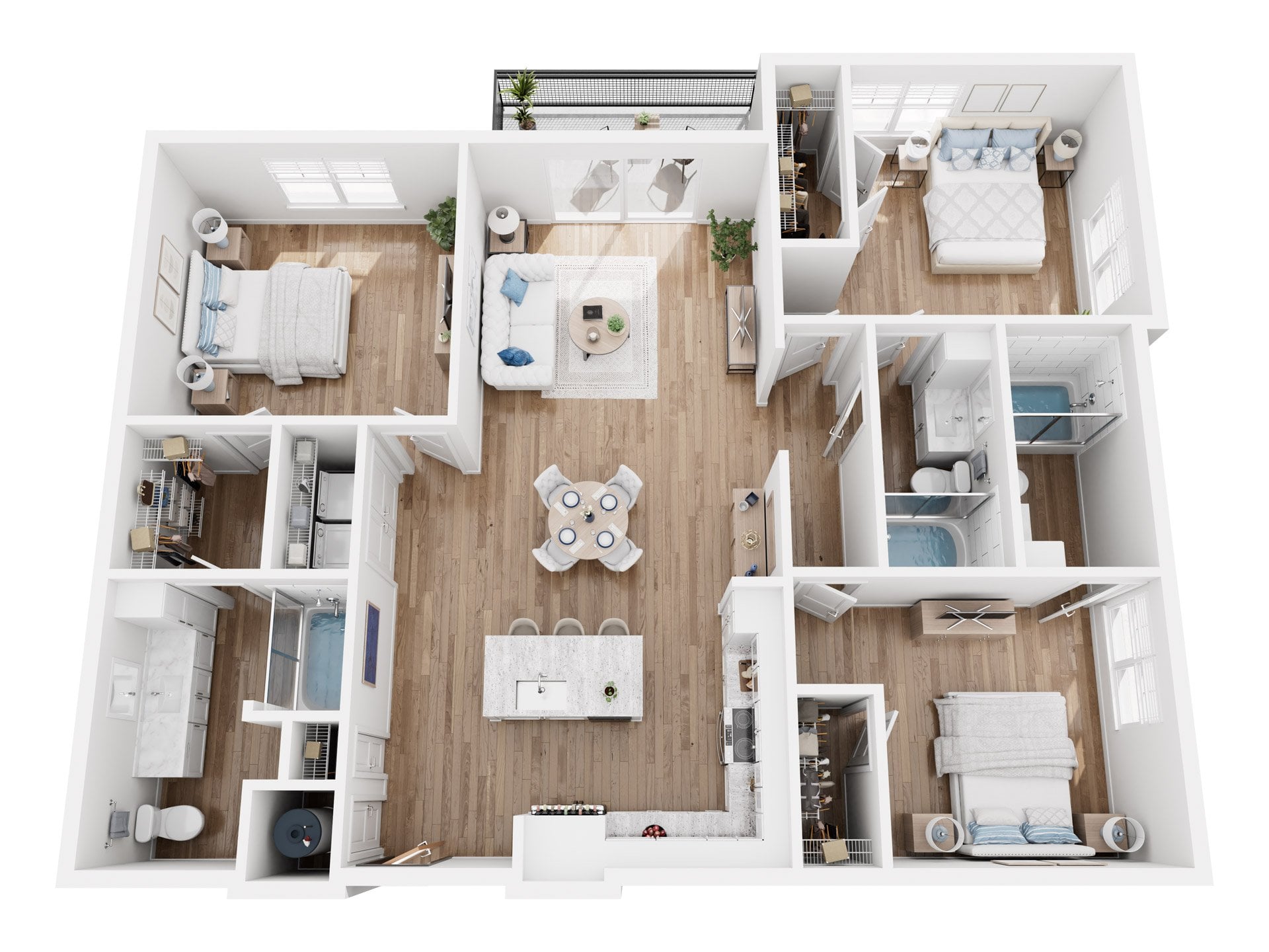 Sapphire Accessible floor plan