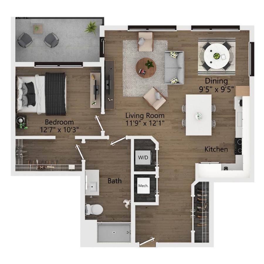 A2 floor plan