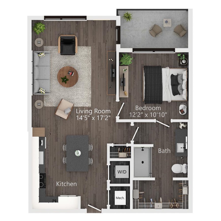 A1 floor plan