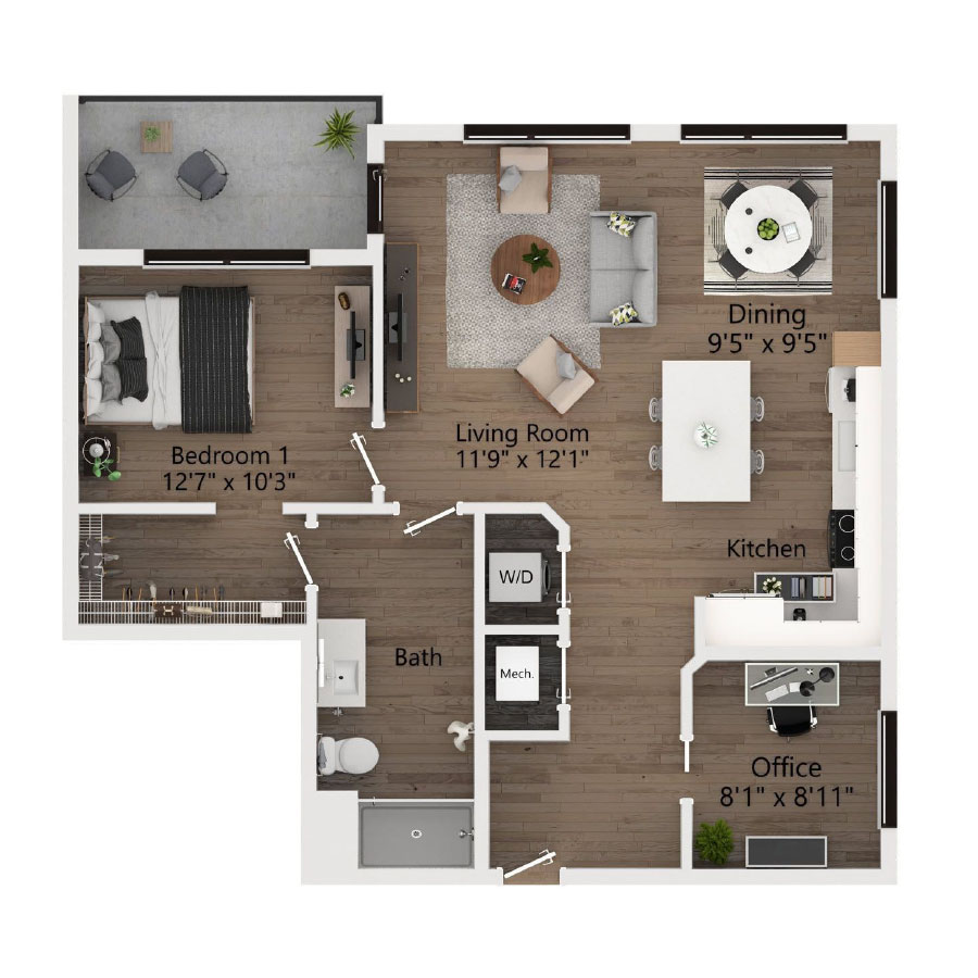 A2.2 floor plan