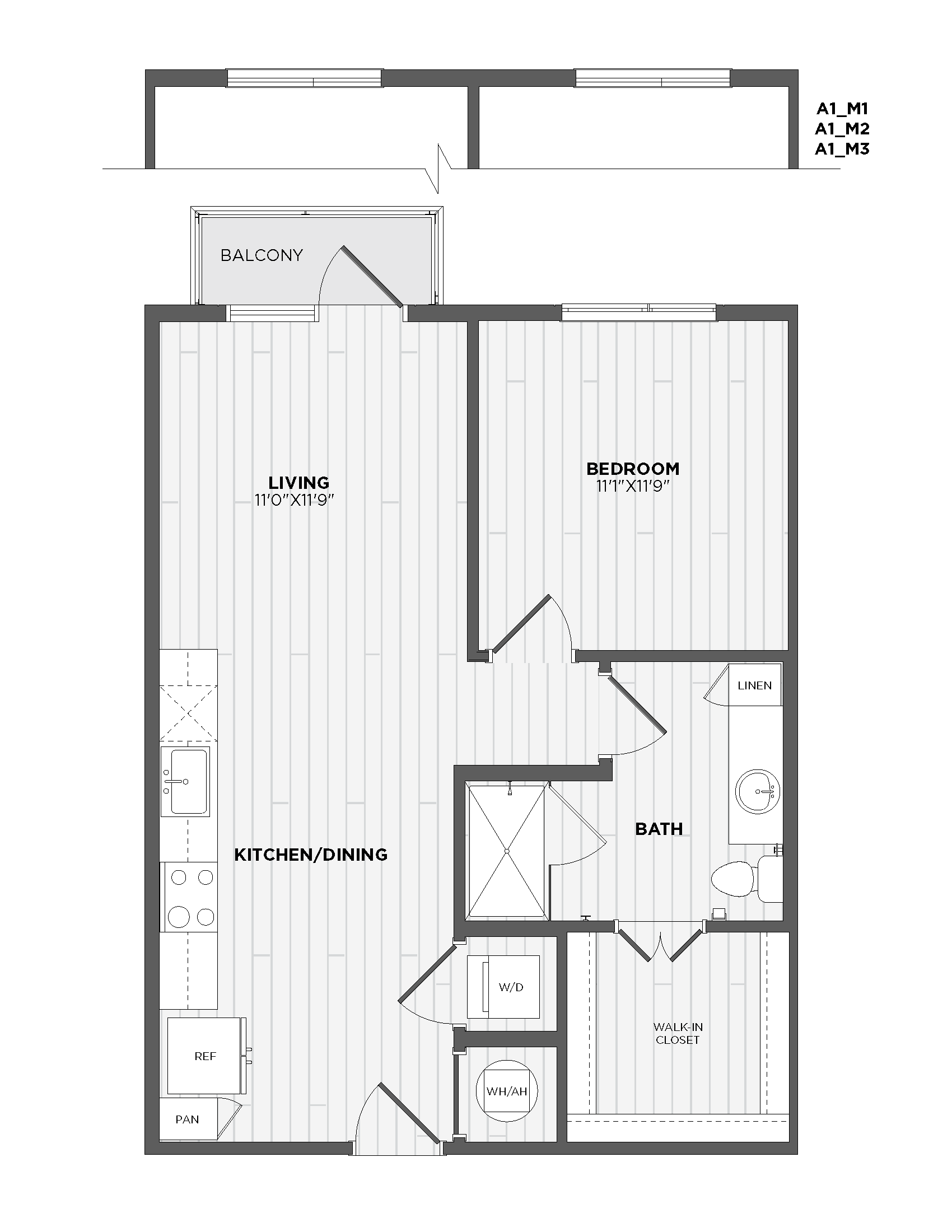 A1 floor plan
