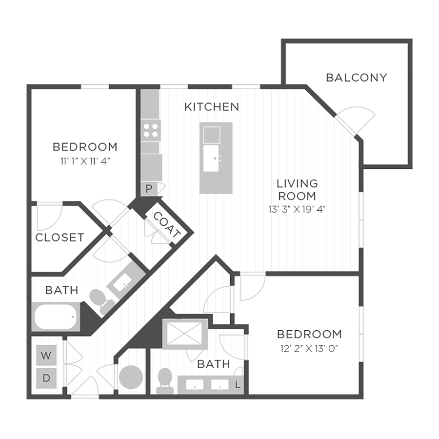 B2-1 floor plan