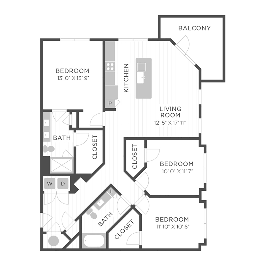 C1-3 floor plan