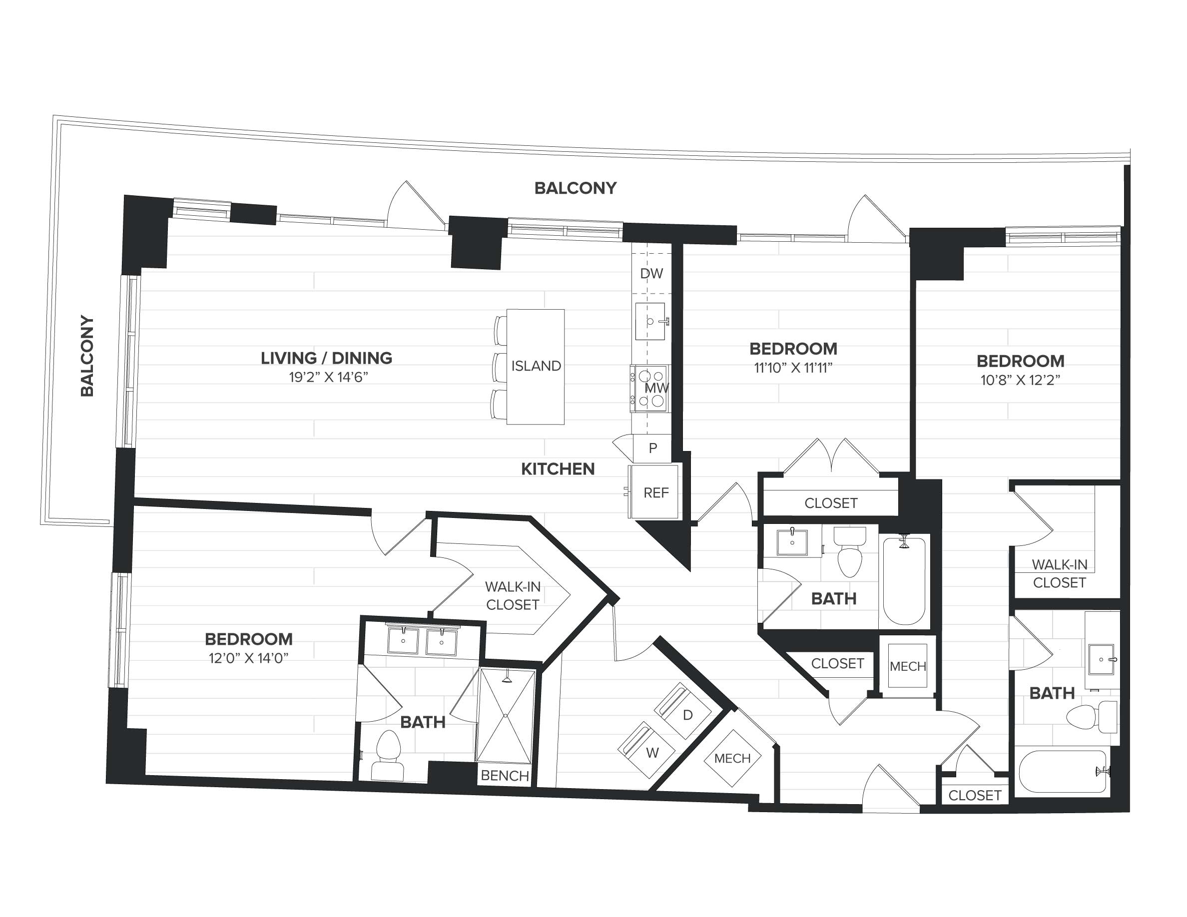 03BR-01 floor plan
