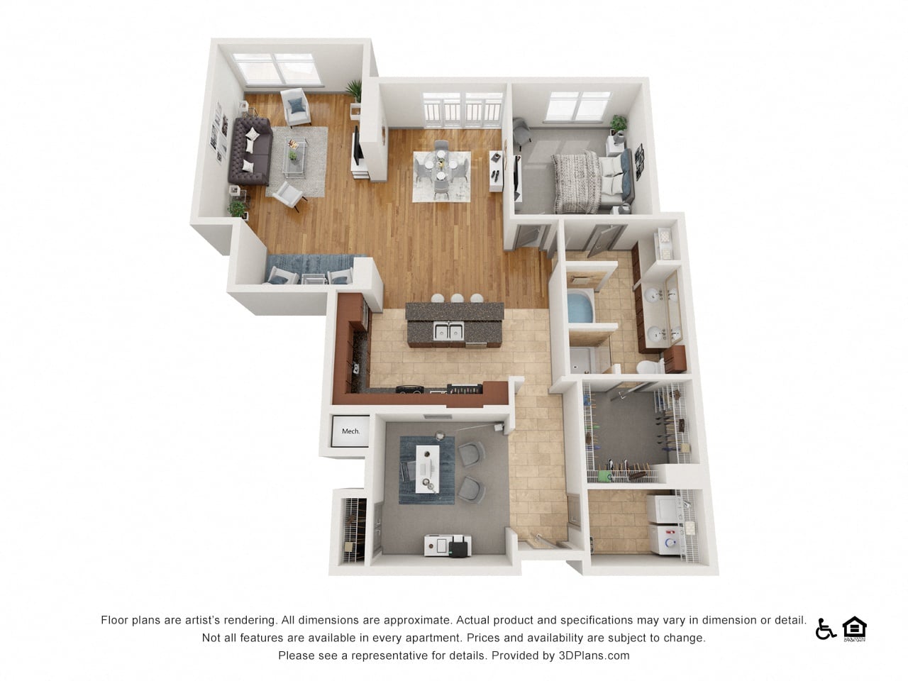 D floor plan