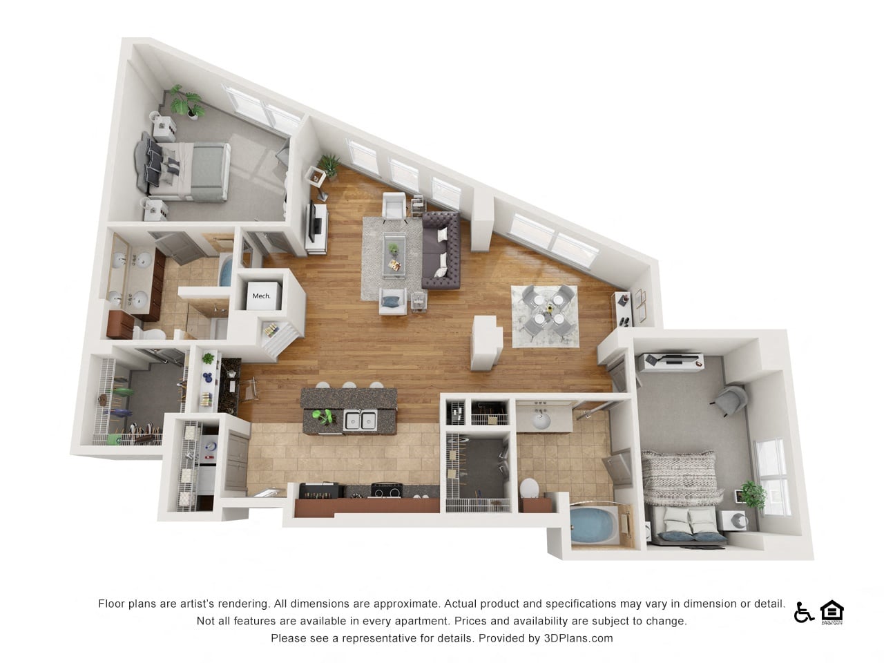 E floor plan